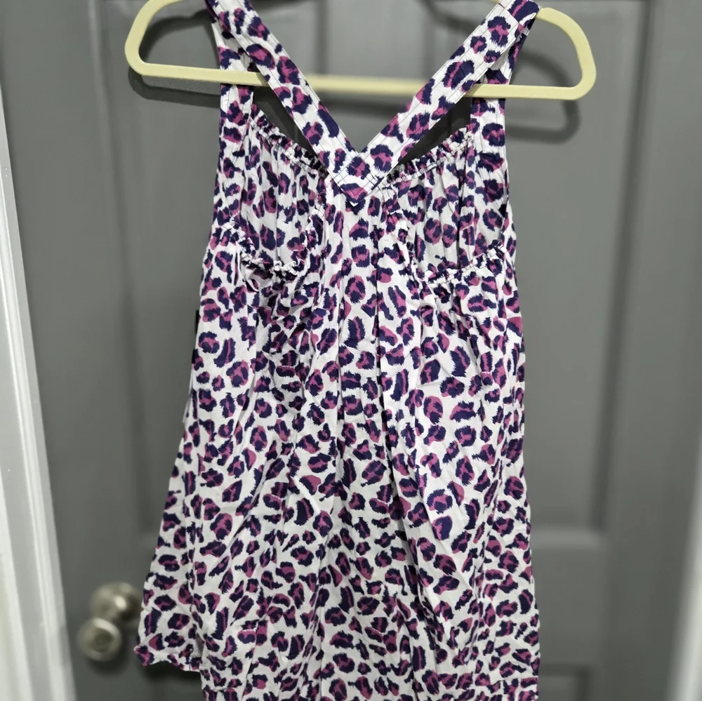 Marc Jacob's Pink Leopard Swim Coverup Size Medium